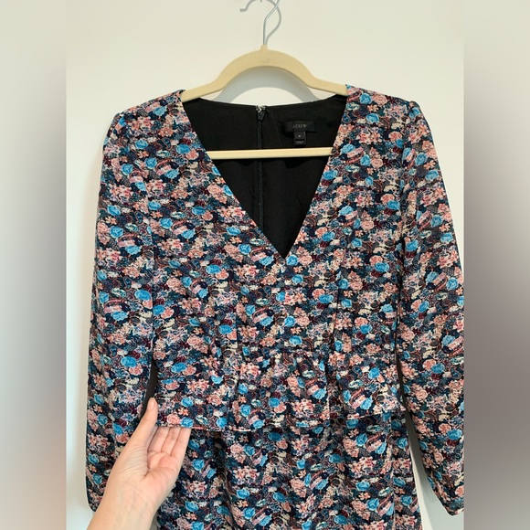 J. Crew Midi Floral Dress - Size 4 - Picture 4 of 10